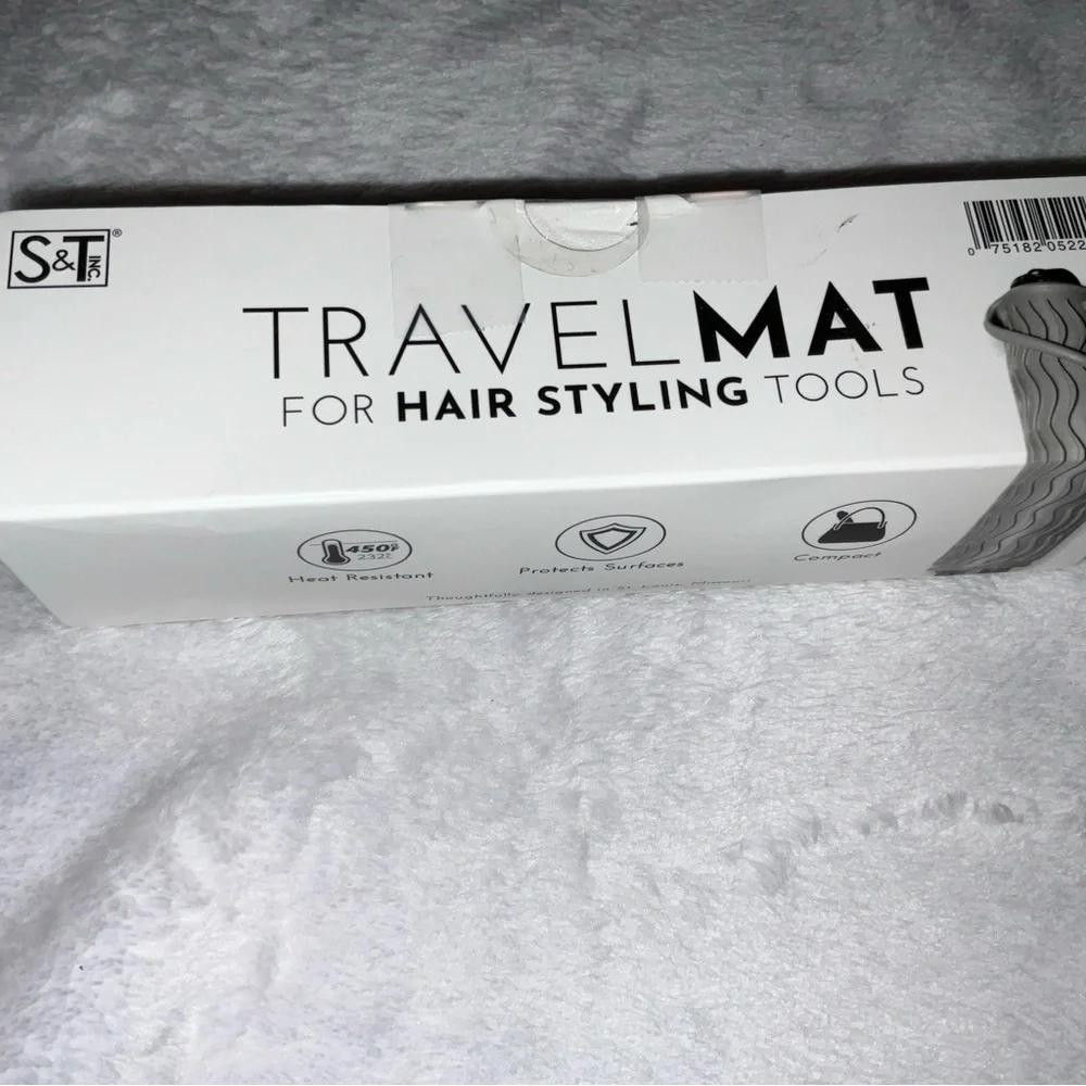 Mat for Curling Iron,Flat Irons & Straightener Hair Styling Tools 9X6.5 GRAYNEW